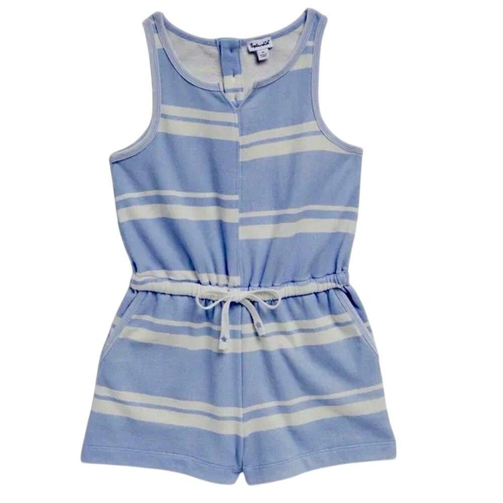 Splendid Blue/White Girls Zuma Beach Romper NWT